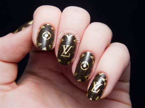 louis vuitton nails tumblr - Louis Vuitton designer nails.